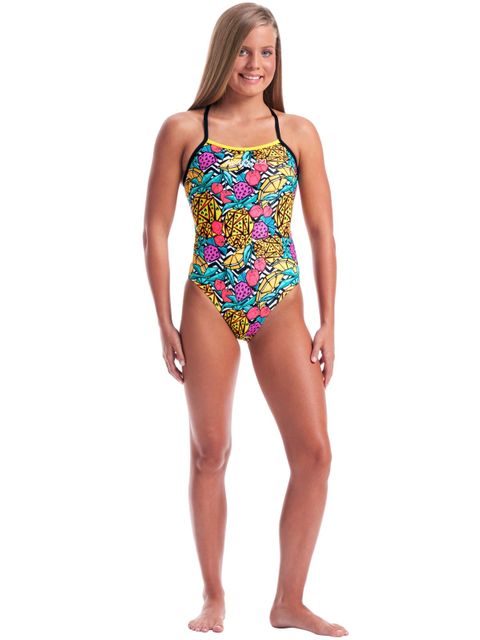 AMANZI Womens Pineapple Punch One Piece