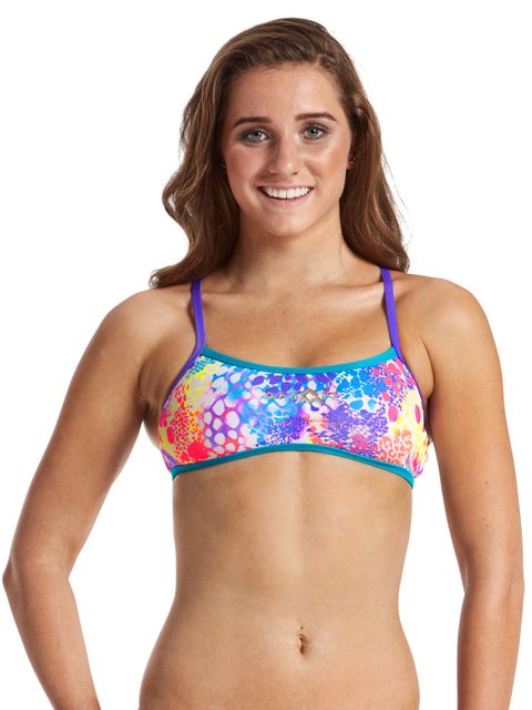 AMANZI Womens Wildcat Sports Bikini Top