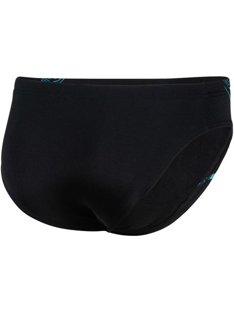 Arena Briefs - Graphic Black/Aqua