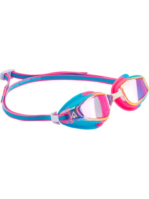 Aqua Sphere Fastlane Goggles - Pink Titanium Mirror/Pink/Aqua