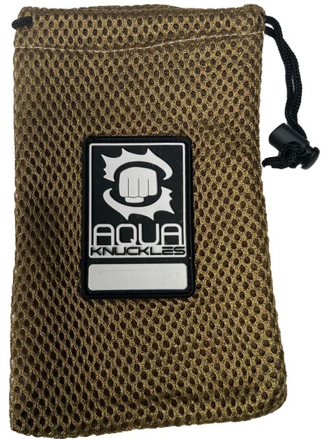 Aqua Knuckles Mini Mesh Bag - Gold