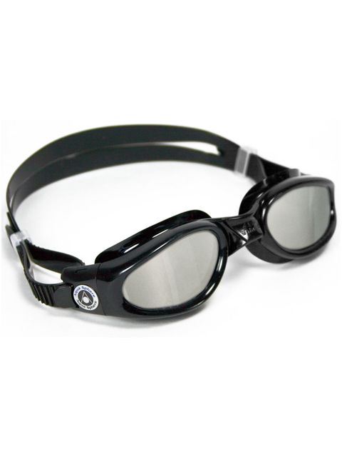 Aqua Sphere Kaiman Black & Mirrored Lens Goggles