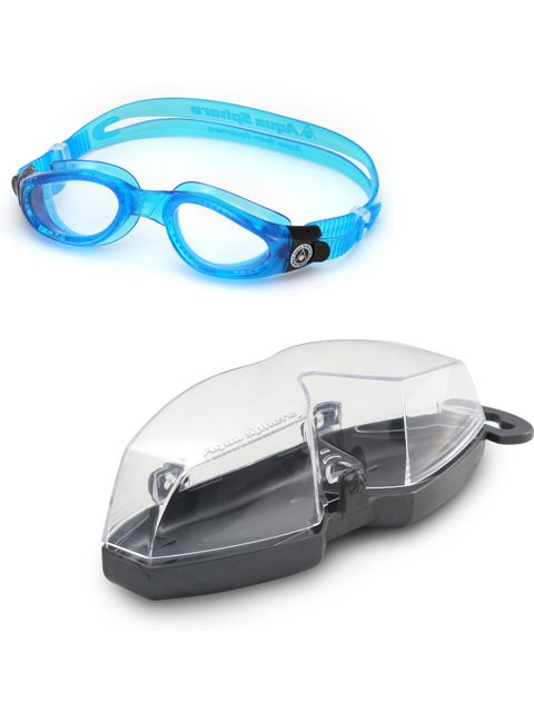 Aqua Sphere Kaiman Goggles - Clear/Blue