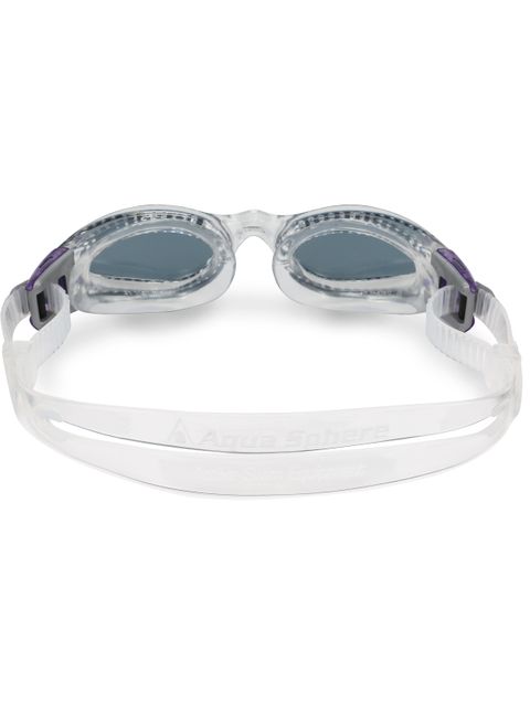Aqua Sphere Kaiman Ladies Smoke Goggles - Clear & Purple