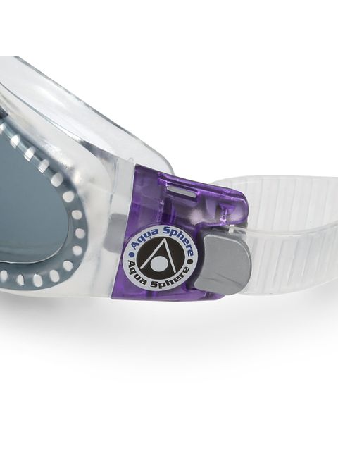 Aqua Sphere Kaiman Ladies Smoke Goggles - Clear & Purple