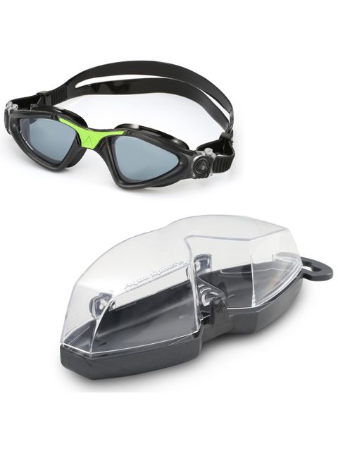 Aqua Sphere Kayenne Smoke Goggles - Black & Green