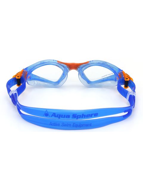 Aqua Sphere Kayenne Junior Clear Goggles - Blue & Orange