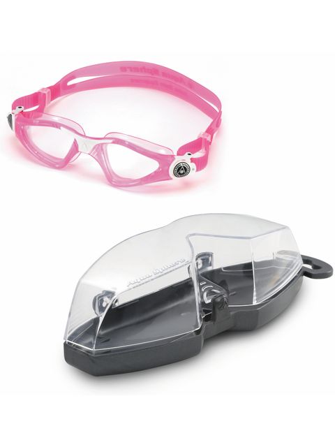 Aqua Sphere Kayenne Junior Goggles - Clear/Pink/White