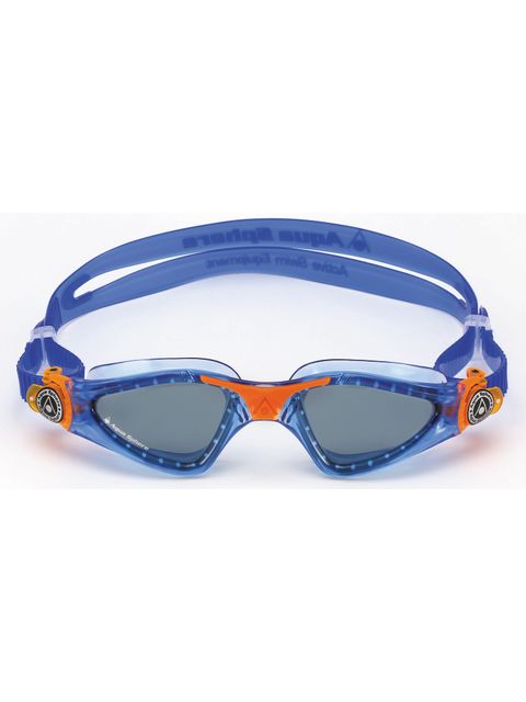 Aqua Sphere Kayenne Junior Smoke Goggles - Blue & Orange