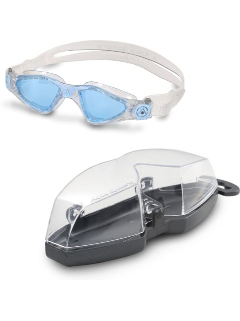 Aqua Sphere Kayenne Compact Tinted Goggles - Glitter & Power Blue