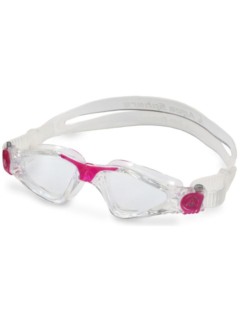 Aqua Sphere Kayenne Compact Clear Goggles - Clear & Fushia
