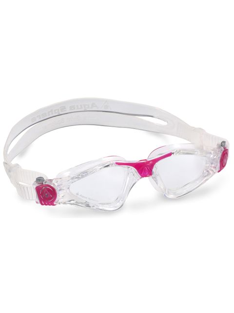 Aqua Sphere Kayenne Compact Clear Goggles - Clear & Fushia