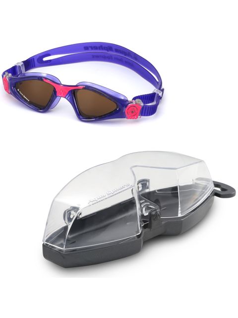 Aqua Sphere Kayenne Ladies Polarised Goggles - Violet & Pink