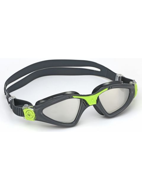 Aqua Sphere Kayenne Mirror Goggles - Grey & Lime