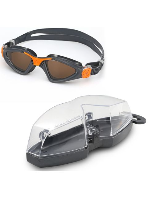 Aqua Sphere Kayenne Goggles - Polarised/Grey/Orange