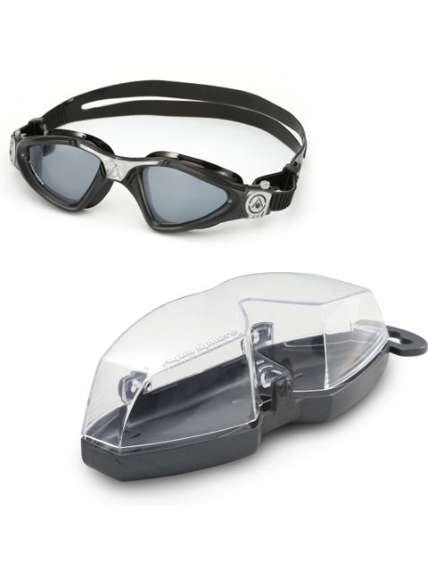 Aqua Sphere Kayenne Smoke Goggles - Black/Silver