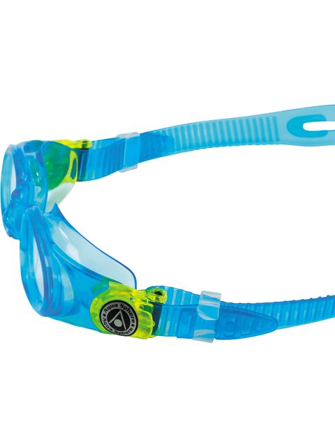 Aqua Sphere Moby Kid Clear Goggles - Aqua & Lime