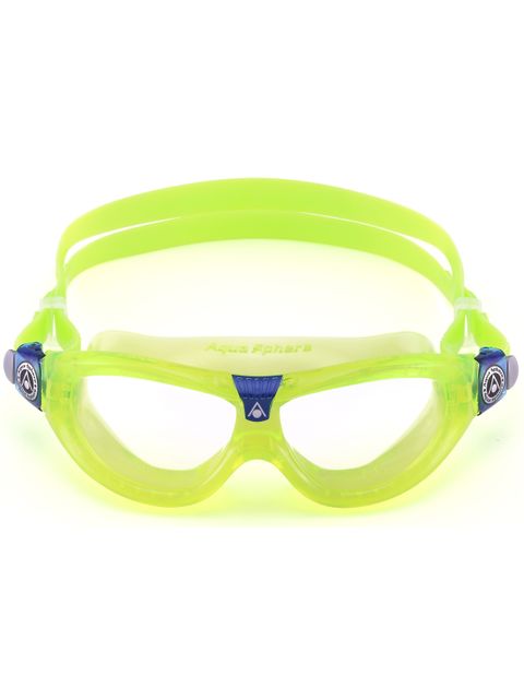 Aqua Sphere Seal Kid 2.0 Swim Mask - Clear/Lime