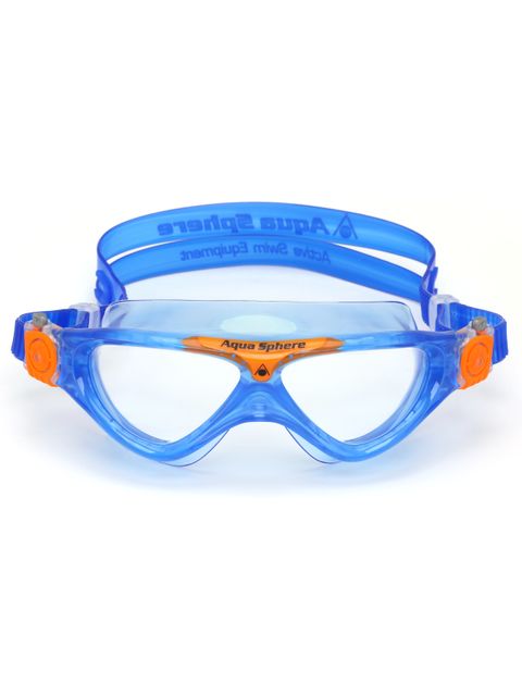 Aqua Sphere Vista Junior Goggles - Clear/Blue/Orange
