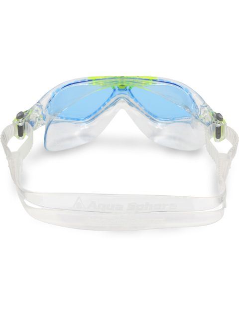 Aqua Sphere Vista Junior Swim Mask - Blue Tint/Clear/Lime
