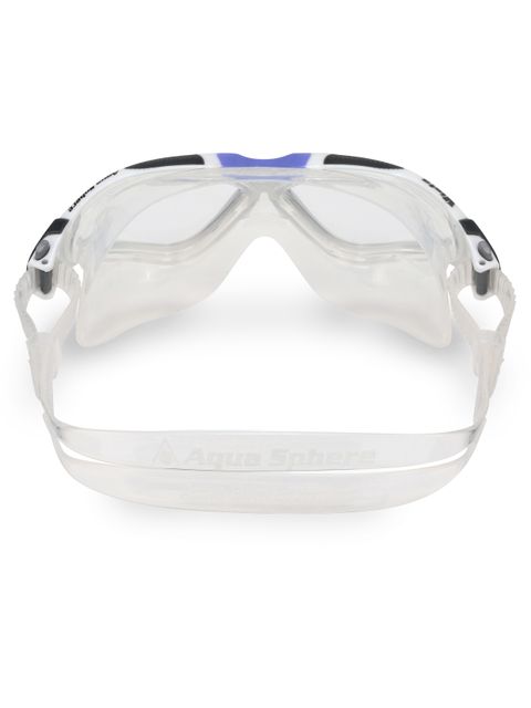Aqua Sphere Vista Clear Swim Mask - White & Lavender