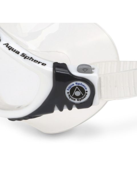 Aqua Sphere Vista Clear Swim Mask - White & Lavender