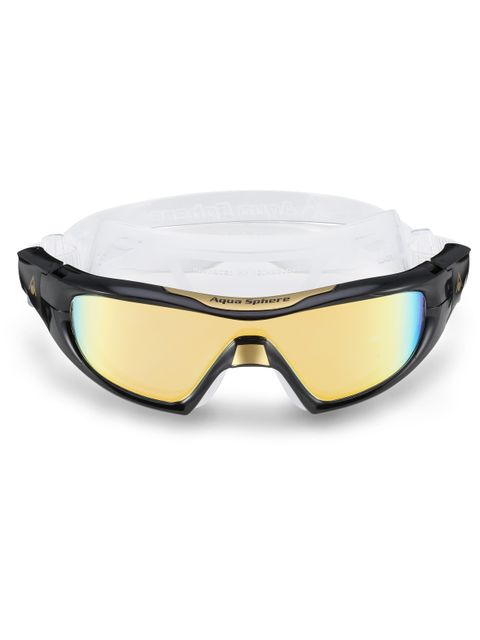 Aqua Sphere Vista Pro Titanium Mirror Goggles - Black