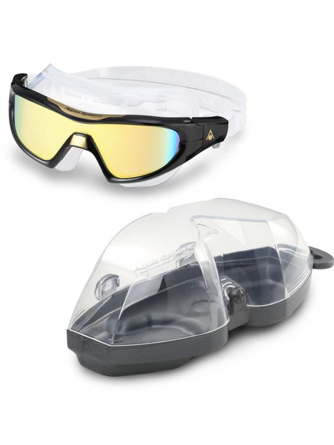 Aqua Sphere Vista Pro Titanium Mirror Goggles - Black