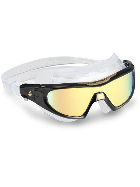 Aqua Sphere Vista Pro Titanium Mirror Goggles - Black