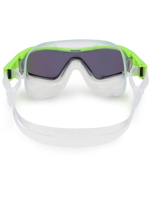 Aqua Sphere Vista Pro Titanium Mirror Goggles - Green & White