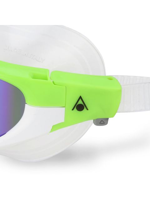 Aqua Sphere Vista Pro Titanium Mirror Goggles - Green & White