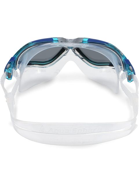Aqua Sphere Vista Smoke Swim Mask - Aqua & Blue