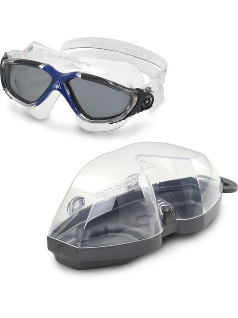 Aqua Sphere Vista Swim Mask - Smoke/Grey/Blue