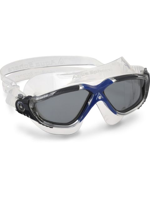 Aqua Sphere Vista Swim Mask - Smoke/Grey/Blue