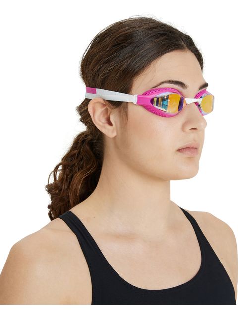 Arena Airspeed Goggles - Yellow Mirror/Pink/Turquoise