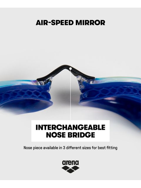 Arena Airspeed Goggles - Yellow Copper Mirror/Black