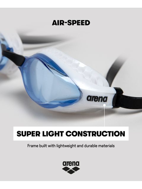 Arena Airspeed Tinted Goggles - White