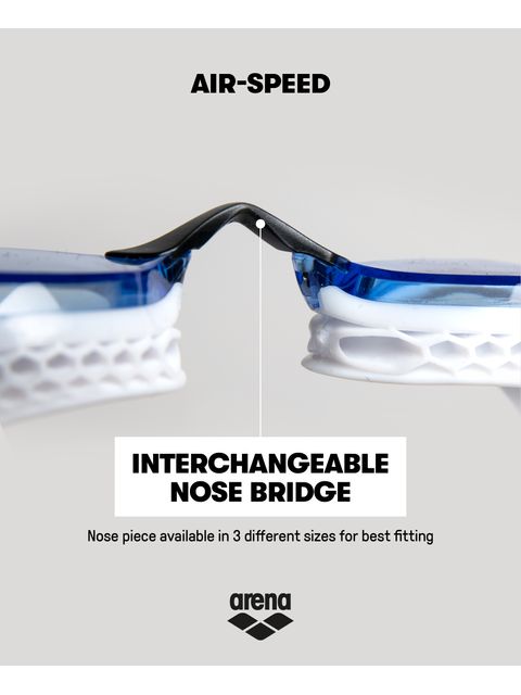 Arena Airspeed Tinted Goggles - White