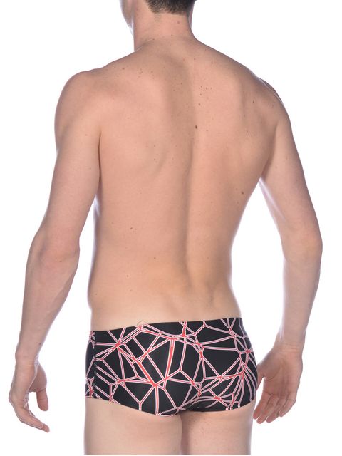 Arena Carbonics Pro Low Waist Black & Red Short