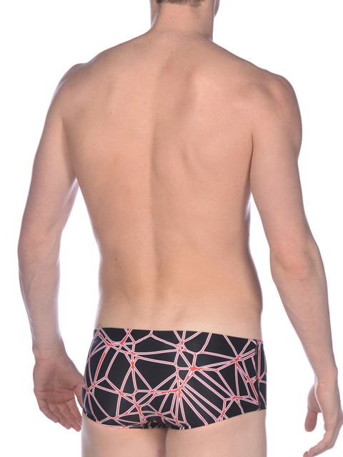 Arena Carbonics Pro Low Waist Black & Red Short