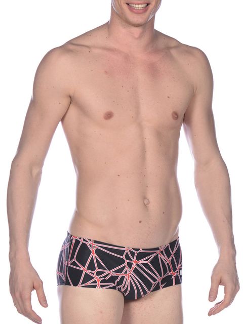 Arena Carbonics Pro Low Waist Black & Red Short