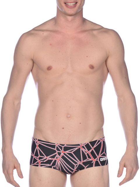 Arena Carbonics Pro Low Waist Black & Red Short