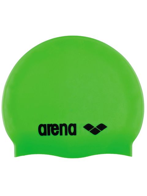 Arena Classic Acid Lime Junior Silicone Swim Cap