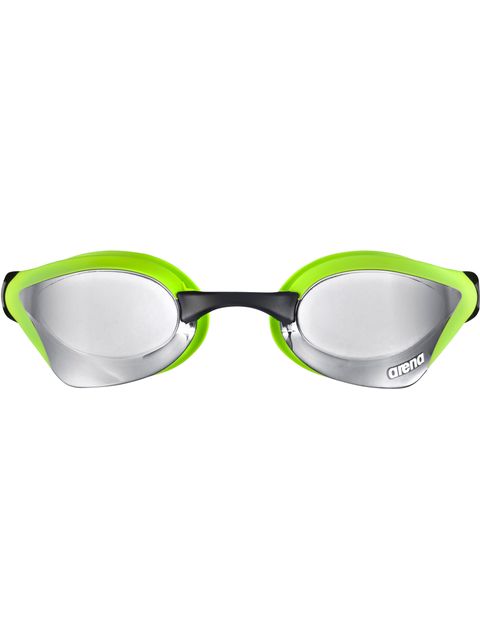 Arena Cobra Core Mirrored Goggles - Green & Black