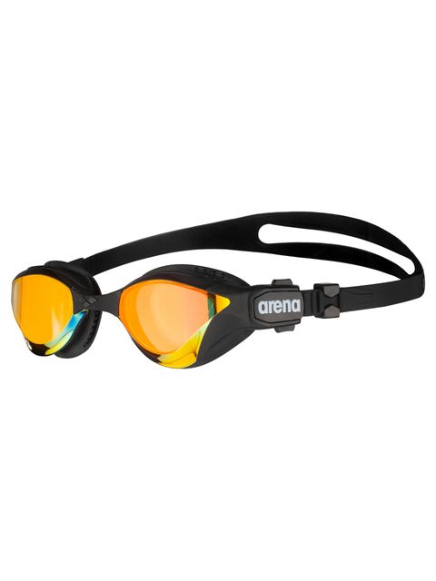 Arena Cobra Tri Swipe Goggles - Yellow Mirror/Black
