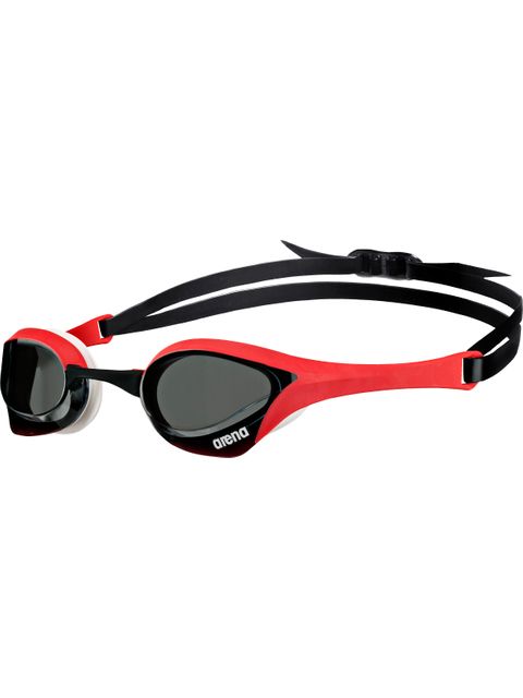 Arena Cobra Ultra Smoke Goggles - Red & Black