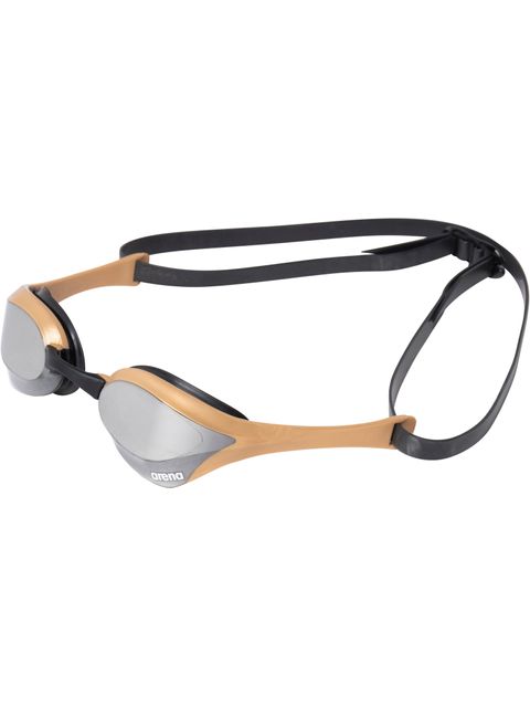 Arena Cobra Ultra Swipe Mirror Goggles - Silver & Gold