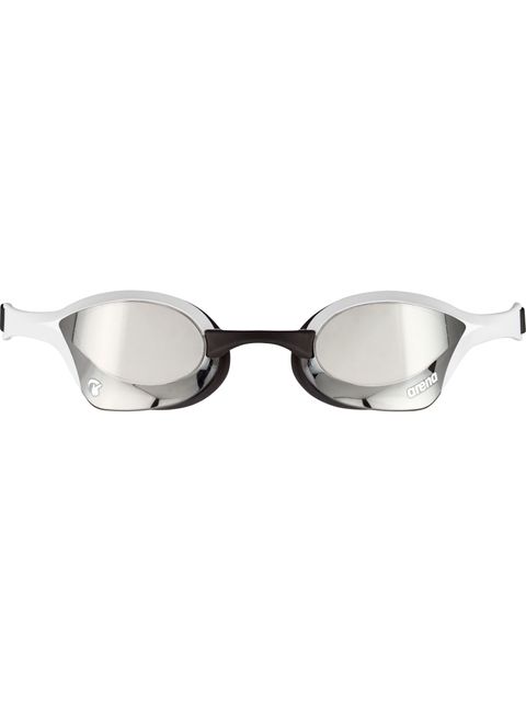 Arena Cobra Ultra Swipe Goggles - Silver Mirror/White