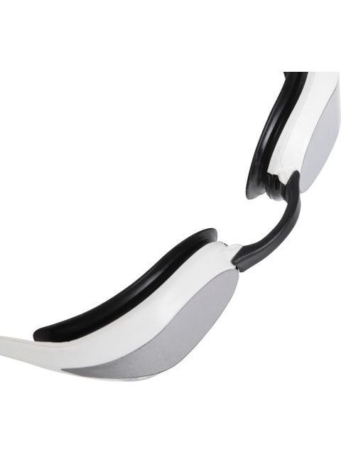 Arena Cobra Ultra Swipe Goggles - Silver Mirror/White