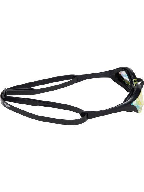 Arena Cobra Ultra Swipe Goggles - Yellow Mirror/Black